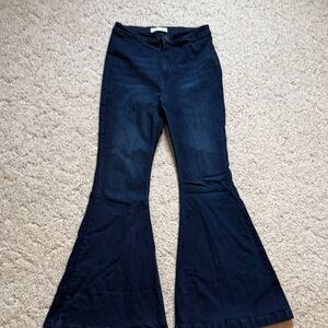 KanCan Dark Blue Flare Jeans